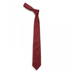 Men Maroon Woven Design Broad Tie