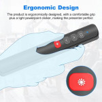 MIPREZT Presentation Clicker for Powerpoint, Wireless Presentation Remote Presenter Remote